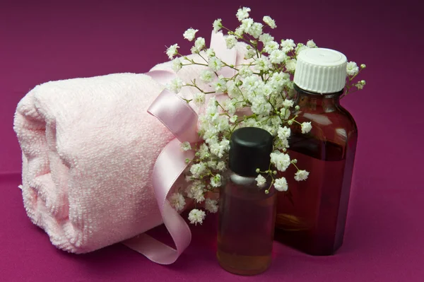 Productos perfumados para el cuidado del cuerpo —  Fotos de Stock