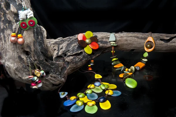 Handgemaakte sieraden handgemaakte — Stockfoto