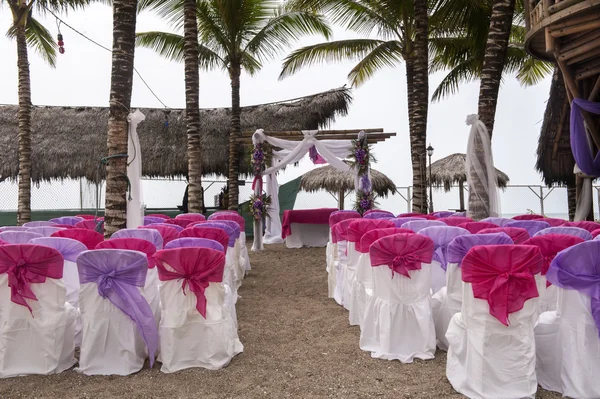 Wedding at the beach in Ecuador — Stock Photo, Image