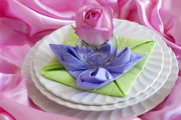 Elegantes servilletas de origami —  Fotos de Stock