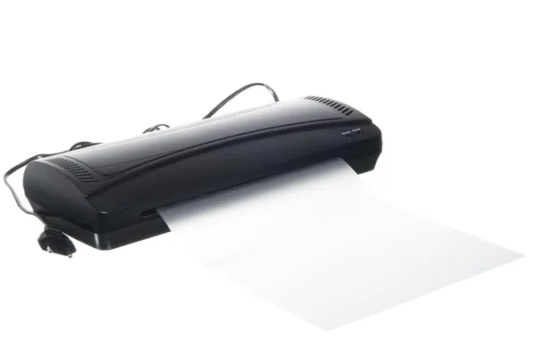 Zwarte laminator Rechtenvrije Stockafbeeldingen