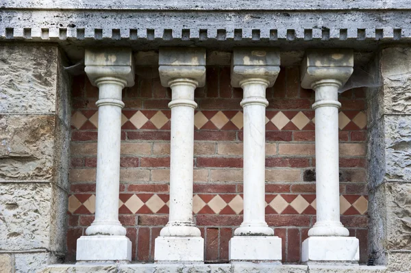 Äußere Details tercesi Burg — Stockfoto