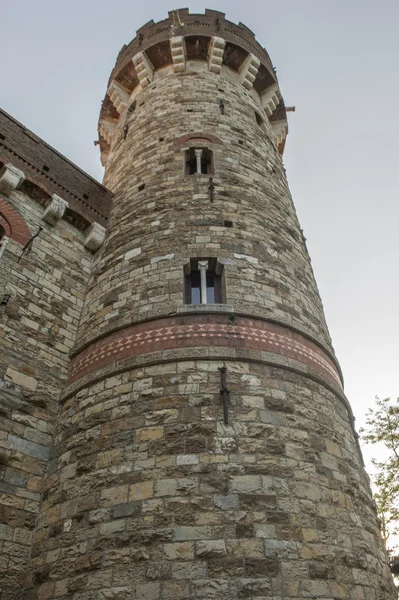 Vnější detaily tercesi hrad — Stock fotografie