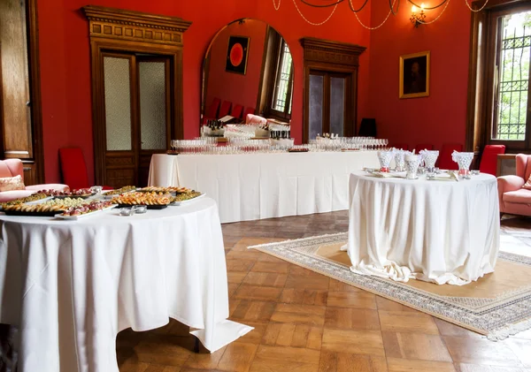 Catering buffet Tercesi castle — Stock Photo, Image