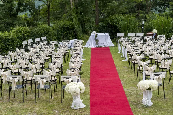 Matrimonio avventista all'aperto — Foto Stock