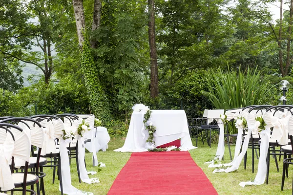 Matrimonio avventista all'aperto — Foto Stock