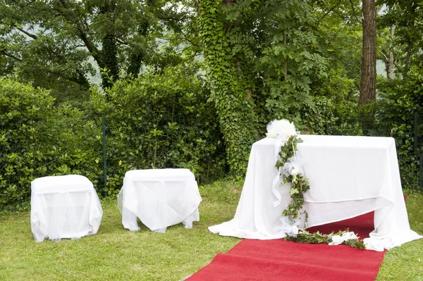 Matrimonio avventista all'aperto — Foto Stock