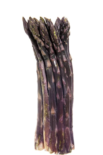 Black asparagus isolated — Stock Photo, Image