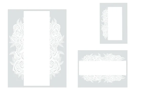 Hochzeitseinladungskarte — Stockfoto
