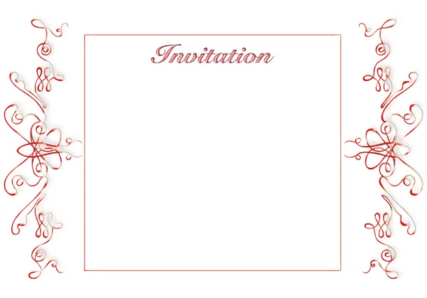 Wedding invitation card — Stock Photo, Image