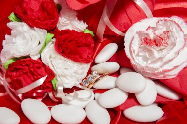  Alyans renkli kumaş 