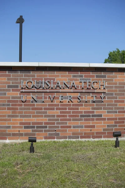 Rest Stop Texaslouisiana Border I20 Texasusa August 2019 Granieten Uitsparing — Stockfoto