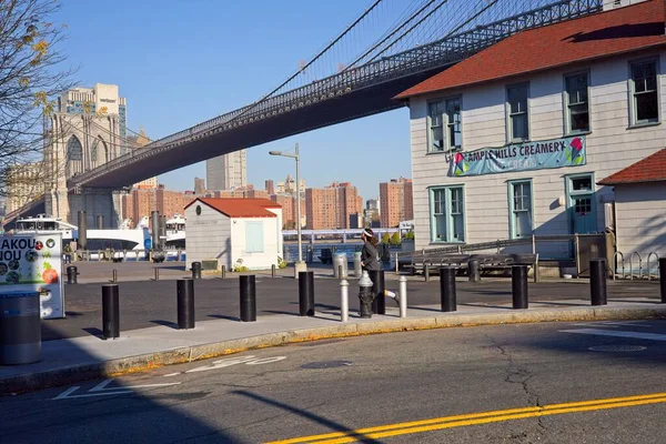 Brooklyn Usa 2021 Ample Hills Creamery Unter Der Brooklyn Bridge — Stockfoto