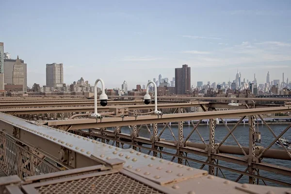 Brooklyn New York Abd Ağustos 2022 Manhattan Doğru Giden Trafik — Stok fotoğraf