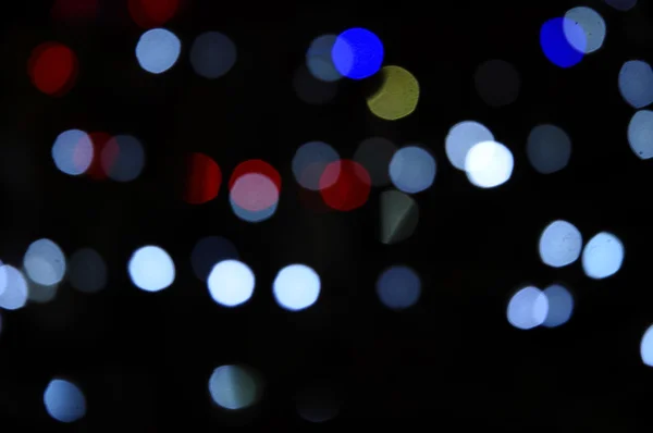 Veel kleur bokeh abstracte lichte achtergrond — Stockfoto