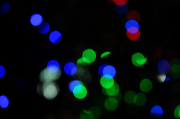 Veel kleur bokeh abstracte lichte achtergrond — Stockfoto