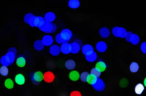 Veel kleur bokeh abstracte lichte achtergrond — Stockfoto