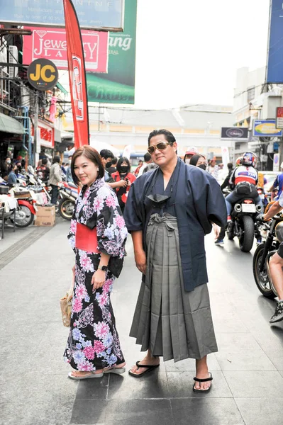 Bangkok Diciembre19 Bastante Paseo Del Domingo Unidad Khaosan Carretera Diciembre — Foto de Stock