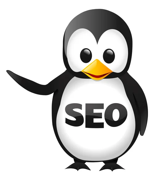 SEO Penguin — Stock Vector