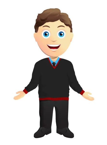 Kolları açık bir adam