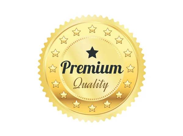 Altın premium kalite rozeti
