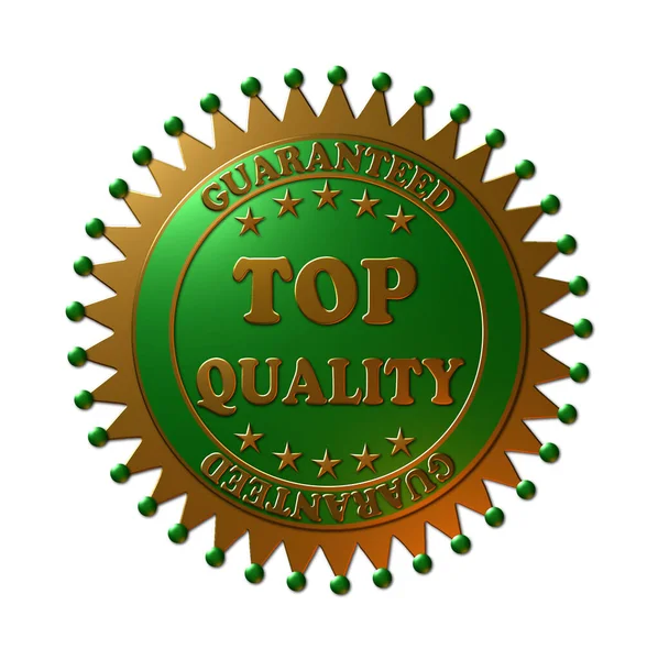 금속으로 인장의 Top Quality Guaranteed 플래티넘 단추가 — 스톡 사진