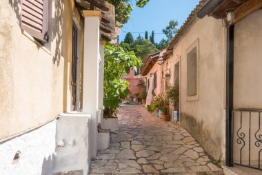 Spartilas köyünde mimarlık, Korfu, Yunanistan