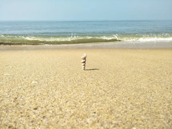 Strand Zand Kerala — Stockfoto