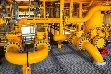 Offshore Endüstri Petrol ve Gaz Üretimi Petrol Boru Hattı.