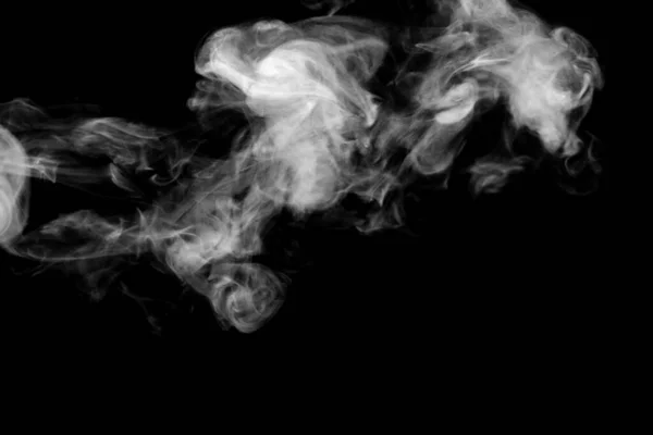 Isolated Smoke Abstract Powder Water Spray Black Background — Stock Photo, Image