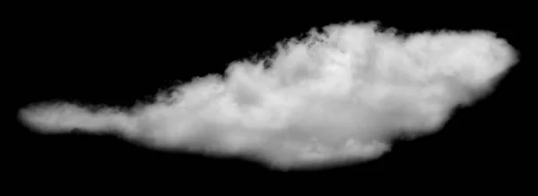 Белое Облако Черном Фоне Пушистая Текстура Абстрактный Дым — стоковое фото