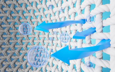 3D su oku lekeyi temizler. Makro kumaş ipliği. Su kabarcığı derin temizlik bezi. Çamaşır makinesinin dezenfekte edilmesi. Antibakteriyel, lekeleri çıkarmak, reklamlarda çamaşır tozu kullanmak. 3d hazırlayıcı.