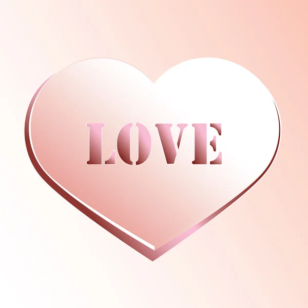 Iubirea inimii — Vector de stoc