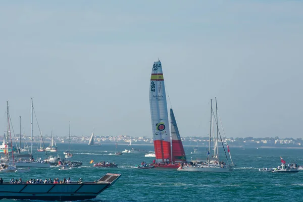 Grote Prijs Van Spanje Sailgp International Flying Catamarans Kampioenschap Een — Stockfoto