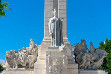 Cadiz 'de 1812 Anıtı anıtı. Endülüs, İspanya. Avrupa. 8 Ekim 2021