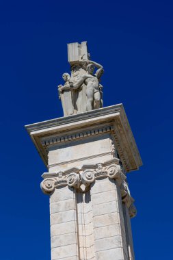 Cadiz 'de 1812 Anıtı anıtı. Endülüs, İspanya. Avrupa. 8 Ekim 2021