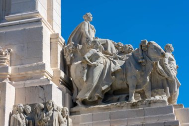 Cadiz 'de 1812 Anıtı anıtı. Endülüs, İspanya. Avrupa. 8 Ekim 2021