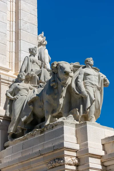 Monumento Constituição 1812 Cádiz Andaluzia Espanha Europa Outubro 2021 — Fotografia de Stock