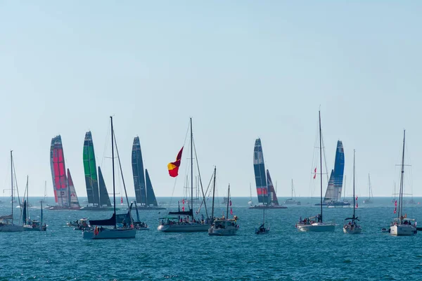 Grand Prix Espagne Championnat International Catamarans Volants Sailgp Cadix Andalousie Image En Vente