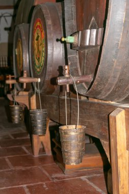 Ronda, Malaga 'daki eski şarap mahzeni. Endülüs. İspanya. Avrupa.