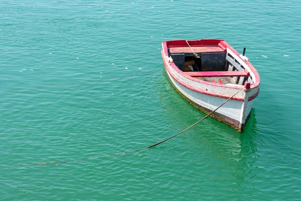 Barche Pesca Sulla Spiaggia Cachucha Puerto Real Cadice Andalusia Spagna — Foto Stock