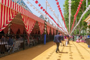 Seville, Endülüs 'te adil. İspanya. Avrupa. 1 Mayıs 2022