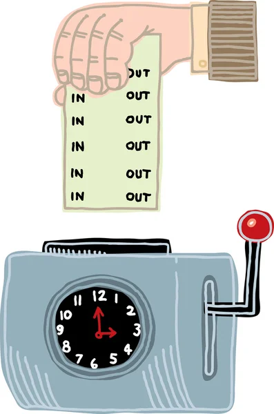 Illustratie van factureerbare uren — Stockvector