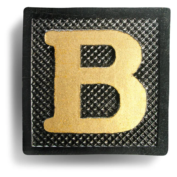 Photograph of Game Tile Letter B — Stock Photo, Image