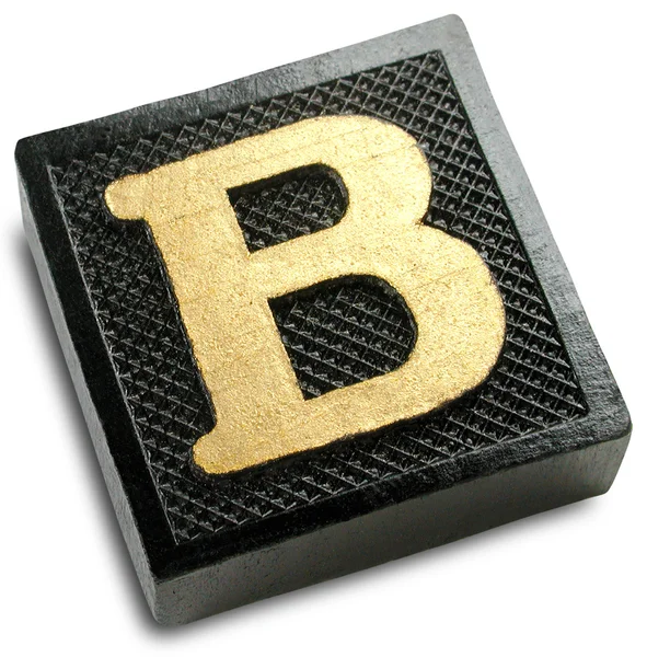 Photograph of Game Tile Letter B — Stock Photo, Image