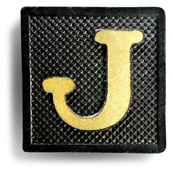 Photograph of Game Tile Letter J — Stock Photo, Image