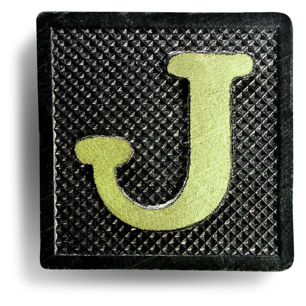 Photograph of Game Tile Letter J — Stock Photo, Image