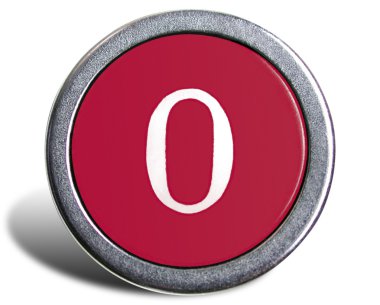 Fotoğraf eski daktilo anahtar sayı sıfır