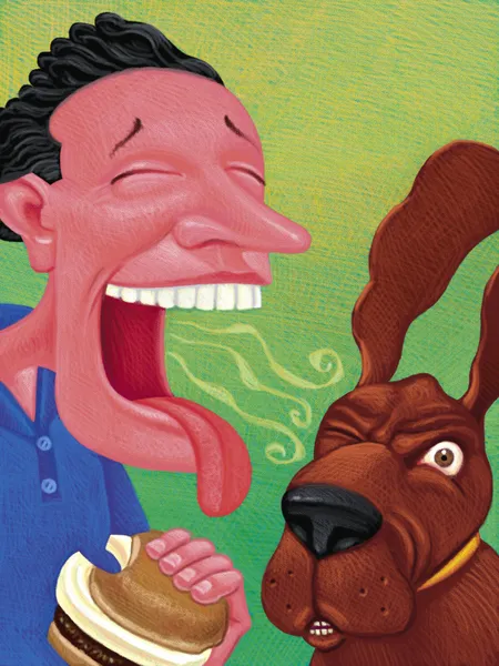 Illustration of Bad Breath — Stock Photo, Image