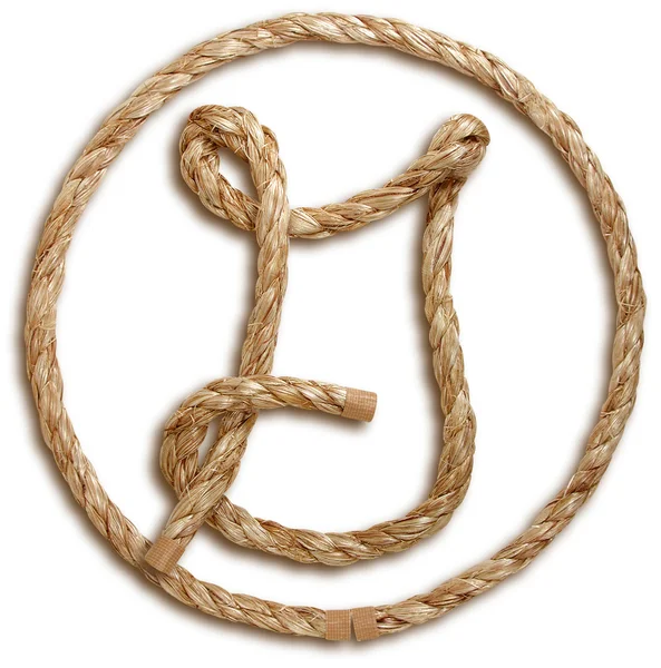 Photograph of Rope Letter G — Stock Photo, Image